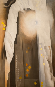 Georgia O’Keeffe The Shelton with Sunspots